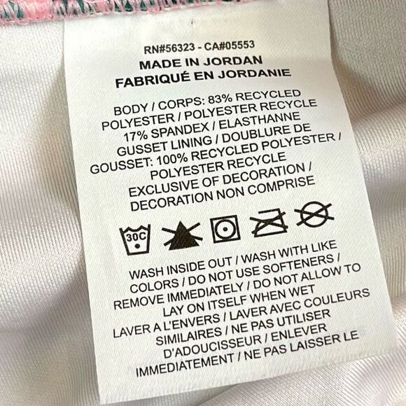 Nike Dri-Fit Botanical Leaf Floral Cropped Leggings Small - Picture 8 of 11